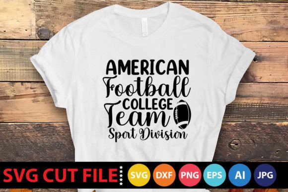 American Football College Team Sport Div Graphics
