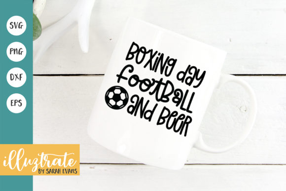 Boxing Day Football and Beer Graphics for Crafts