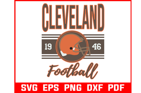 Cleveland Football SVG: Graphics for Crafts & Branding