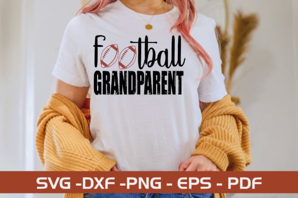 Football Grandparent SVG Design: Graphics for Crafts-Driven Branding