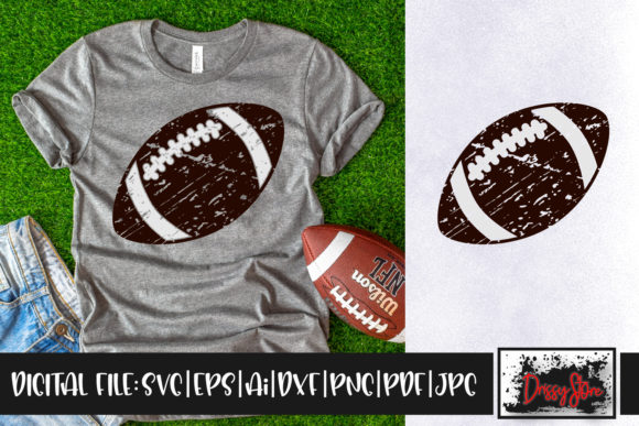 Football Grunge Graphics for Crafts