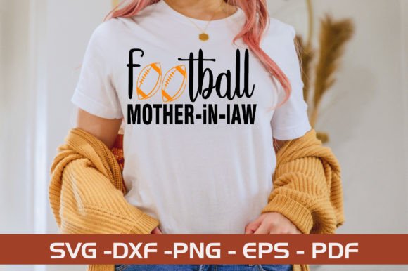 Football Mother-in-law SVG Design: Graphics for Crafts & Campaigns