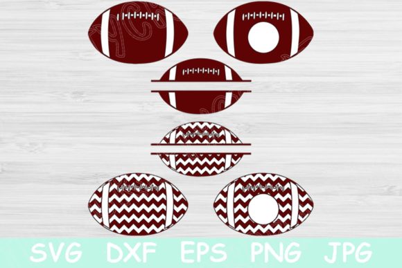 Football Sports Team Monogram: Graphics for Crafts & Branding