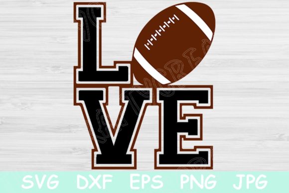 Love Football SVG: Sports Graphics for Local Crafts Brands