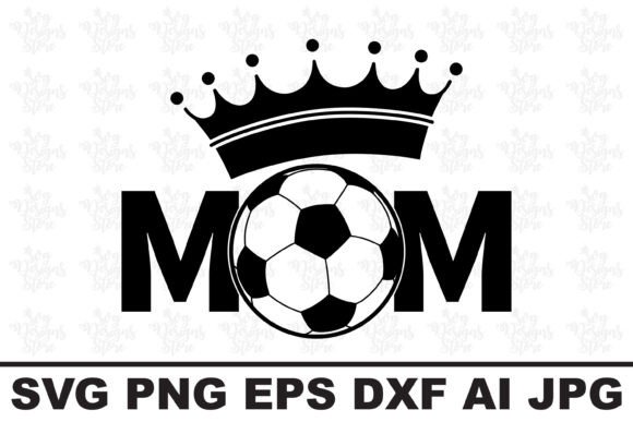 Mom Football Svg Design Graphics for Craft Makers
