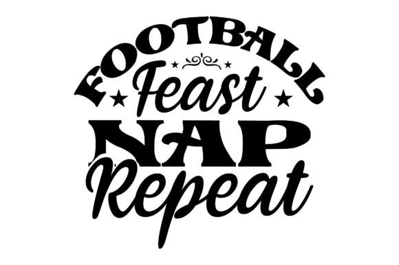 Thanksgiving Day SVG: Football Feast Nap