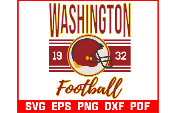 Washington Football 1932 SVG: Crafts & Graphics for Editorial Impact